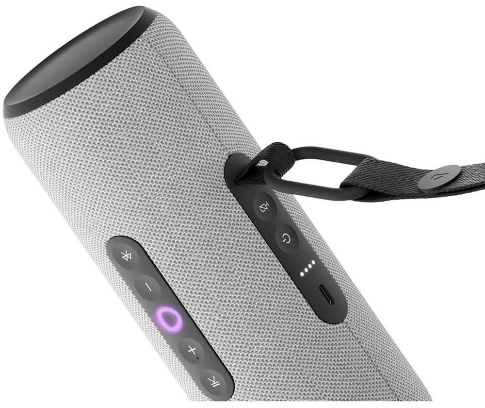 Умная колонка Яндекс Станция Стрит серый YNDX-00030GRY