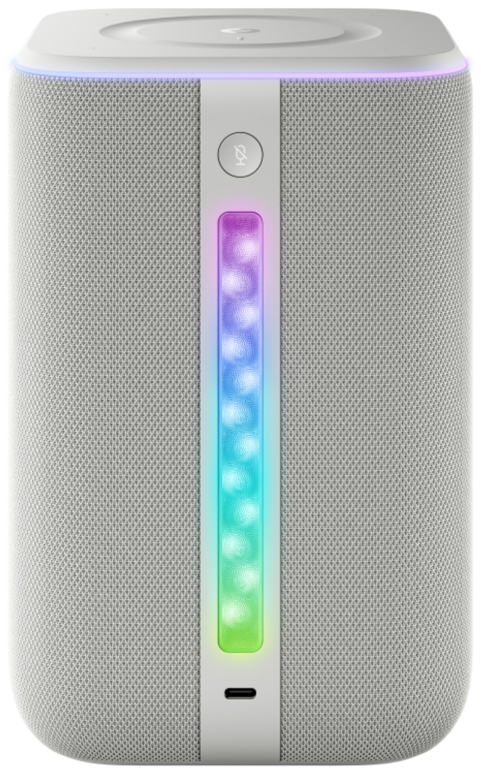 Умная колонка Яндекс Станция 3 с Zigbee серый YNDX-00060GRY